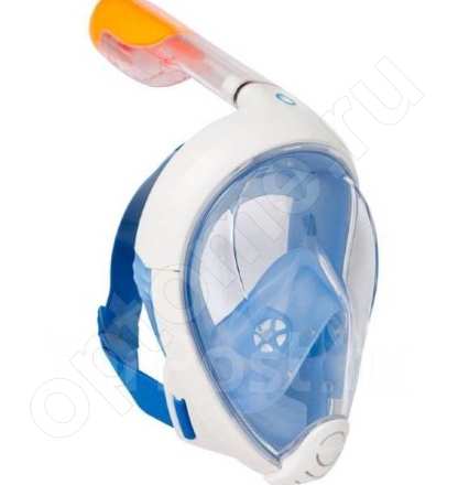 Подводная полнолицевая маска для плавания (снорклинга) EASYBREATH